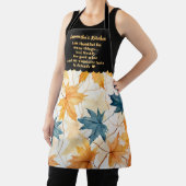 Tablier Citation de feuillage orange de la récolte d'autom (Insitu)