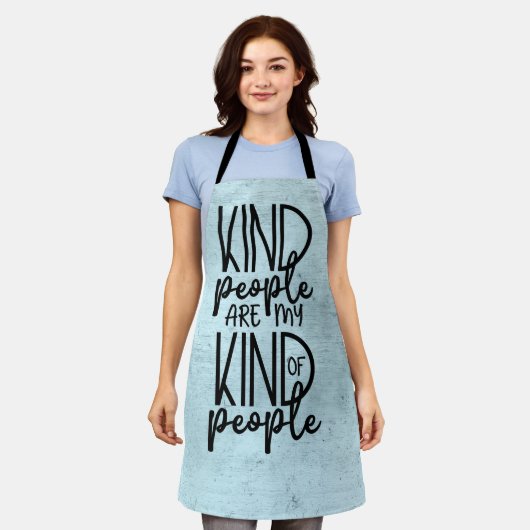 Tablier Citation de gens aimables (Porté)