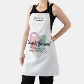 Tablier Citation de l'amant de vin d'aquarelle moderne (Insitu)