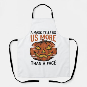 Tablier Citation de Masque d'Halloween T-Shirt Vintage Vis