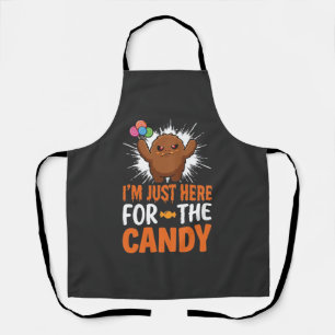 Tablier Citation de monstre de bonbons d'Halloween Design