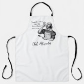 Tablier Citation de Shakespeare sur mesure (Recto)