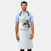 Tablier Citation de Shakespeare sur mesure (Porté)