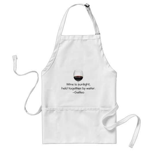 Tablier Citation de vin de Galilée (Devant)