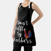 Tablier Citation Drôle de Coq Ne Froisse Pas Mes Plumes (Insitu)
