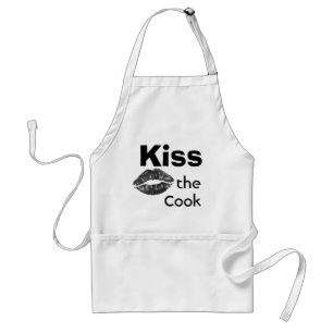 Tablier Citation drôle, Kiss the Cook, Citation mignonne N