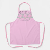 Tablier Citation drôle mignonne, Beau anniversaire Rose (Recto)