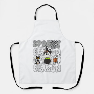 Tablier Citation drôle Saison effrayante Halloween Chat Fa