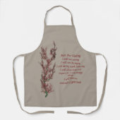 Tablier Citation Inspirationnelle Juste Pour Aujourd'Hui (Recto)