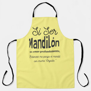 Tablier citation mandilon