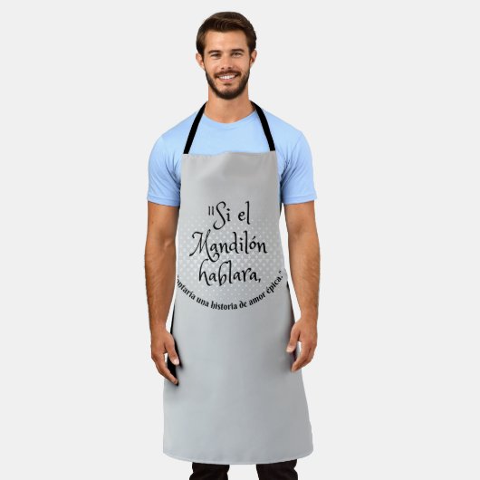 Tablier citation mandilon (Porté)