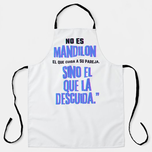 Tablier citation mandilon (Recto)