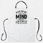 Tablier Citation Mind (Recto)