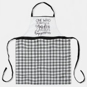 Tablier Citation motivationnelle de jardinage (Recto)