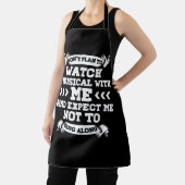 Tablier Citation Musicale Broadway L'Amour Du Théâtre N'Es (Insitu)