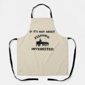 Tablier citations amusantes sur les amateurs de pêche (Recto)