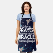 Tablier Citations de prière et de miracles (Porté)