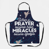 Tablier Citations de prière et de miracles (Recto)