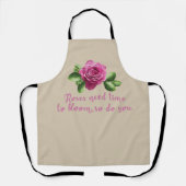 Tablier Citations drôles sur les roses et l'amour (Recto)