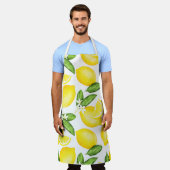 Tablier Citron blanc (Porté)