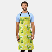 Tablier Citron citron tranches de citron fruits tropicaux  (Porté)