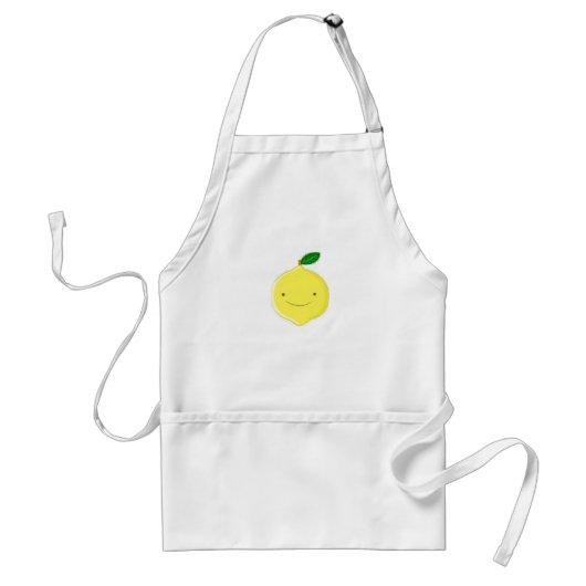 Tablier Citron de dessin animé mignon (Devant)