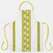 Tablier Citron Luxe Rayures Jacquard (Recto)