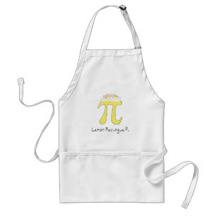 Tablier Citron Meringue Pi Cute Math Pie Baking Apron
