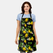 Tablier Citrons, agrumes, art méditerranéen     (Porté)