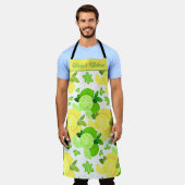 Tablier Citrons citron vert| citron lime tranches soleil c (Porté)