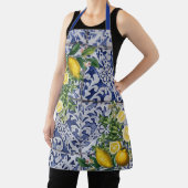 Tablier Citrons méditerranéens Carreaux portugais d'été (Insitu)