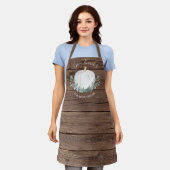 Tablier Citrouille Barn Wood Thanksgiving (Porté)