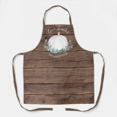 Tablier Citrouille Barn Wood Thanksgiving (Recto)