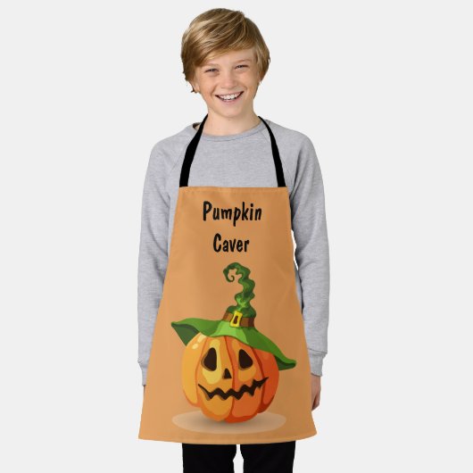 Tablier Citrouille Caver (Porté)