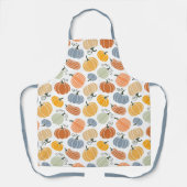 Tablier Citrouille coloré Motif gourd (Recto)