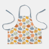 Tablier Citrouille coloré Motif gourd  (Recto)