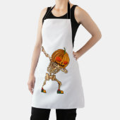 Tablier Citrouille Dabbing - Costume de squelette effrayan (Insitu)