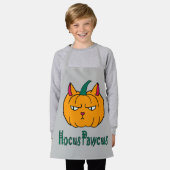 Tablier Citrouille de chat roux de Halloween hocus pocus m (Porté)