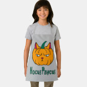 Tablier Citrouille de chat roux de Halloween hocus pocus m (Insitu)