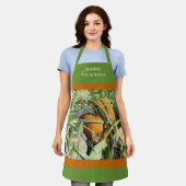 Tablier Citrouille de jardin de campagne personnalisé (Porté)