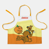 Tablier Citrouille de sculpture Scooby-Doo (Recto)