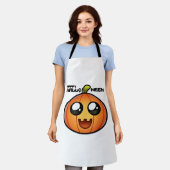Tablier citrouille d'halloween (Porté)