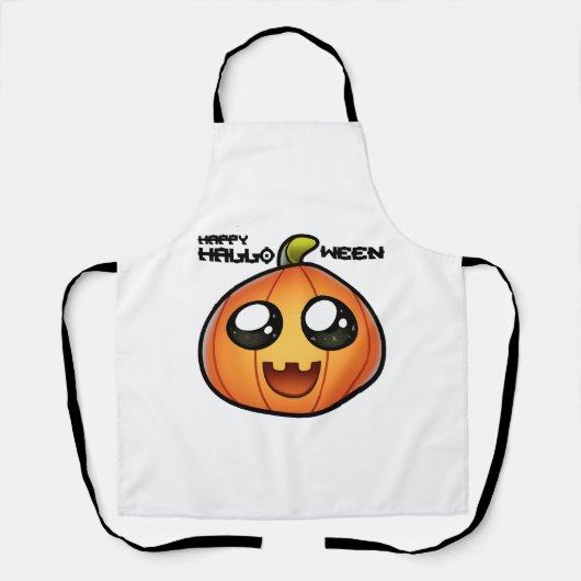 Tablier citrouille d'halloween (Recto)