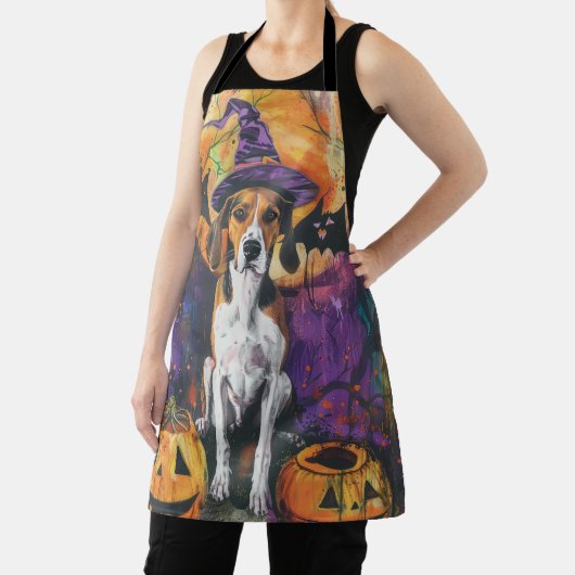 Tablier Citrouille d'Halloween américain Foxhound (Insitu)