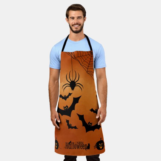 Tablier Citrouille Et Bateaux (Porté)