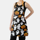 Tablier Citrouille Et Fantôme Blanc Halloween Conception D (Insitu)
