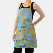 Tablier Citrouille et Motif d'automne Squash (Insitu)