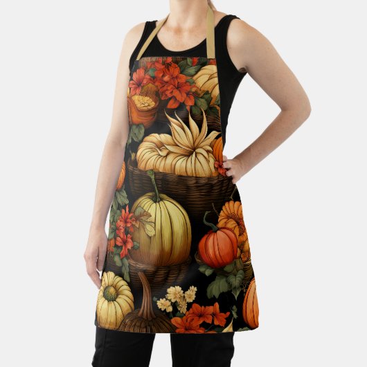 Tablier Citrouille et plus encore, automne, (Insitu)