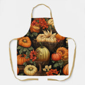 Tablier Citrouille et plus encore, automne, (Recto)