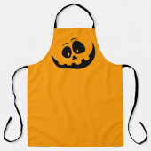 Tablier Citrouille Face, simple et élégant Halloween Apron (Recto)